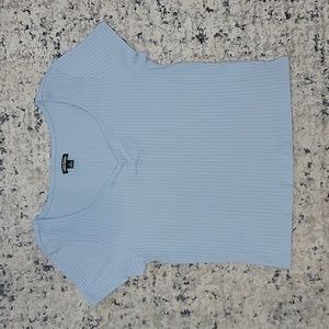 Wild Fable, blue crop top, size M